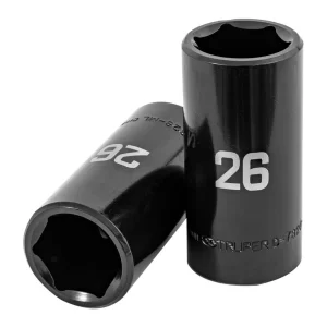 Copa Larga De Impacto 6 Puntas De 26 mm Cuadrante 1/2"