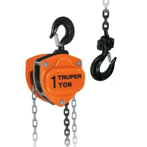 Diferencial De Cadena De 1 Ton Con Triple Engranaje Giro 360°