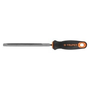 Lima Triangular Pesada Bastarda De 6". Mango Comfort Grip