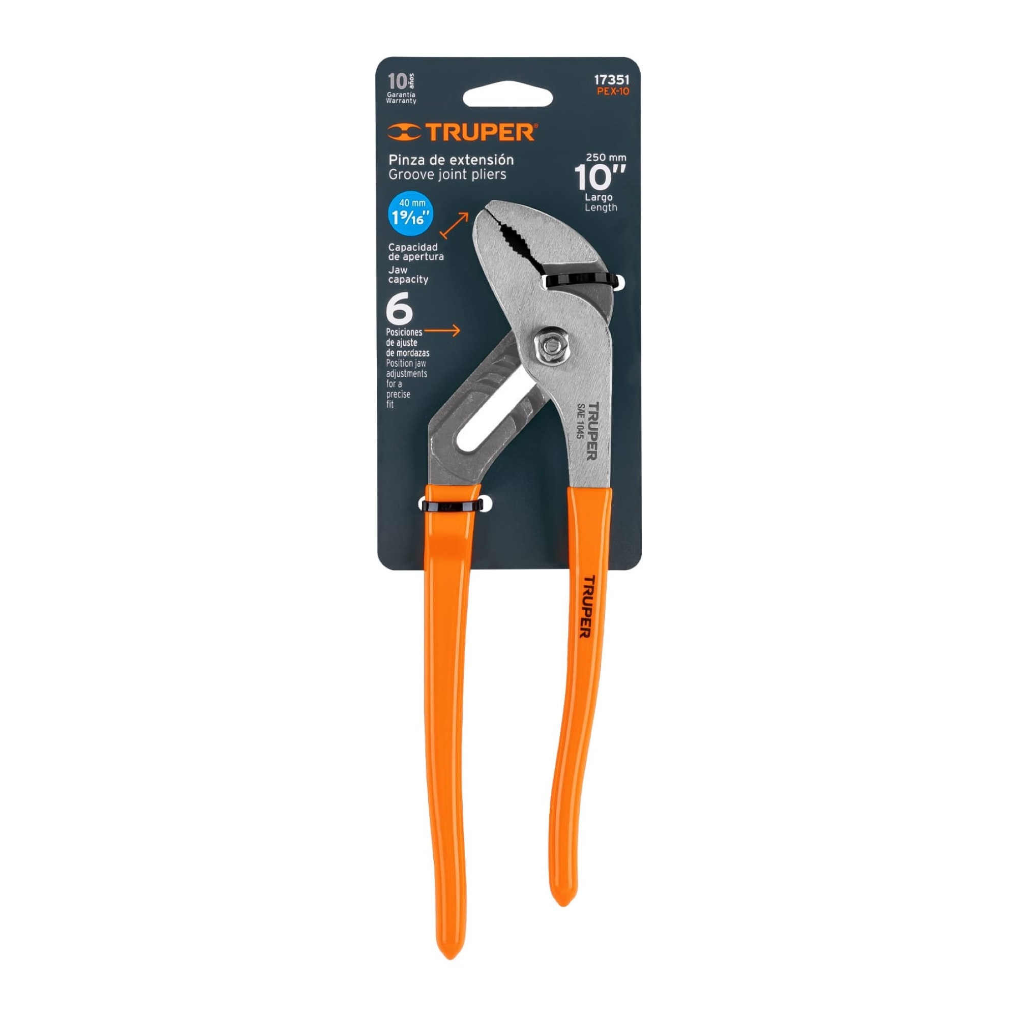 Alicate Pico Loro De Extensión Profesional De 10" - Imagen 2
