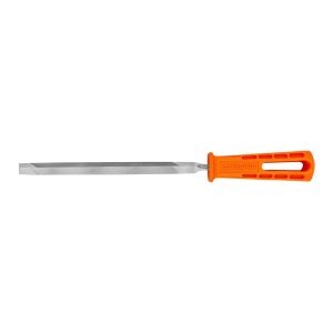 Lima Triangular Pesada Bastarda De 7". Mango Ergonómico