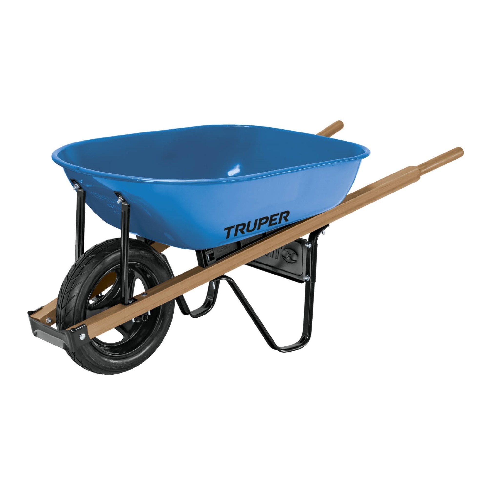 Carretilla Metálica 156L Rueda Antipinchazo Cap Carga 580 kg - Imagen 3