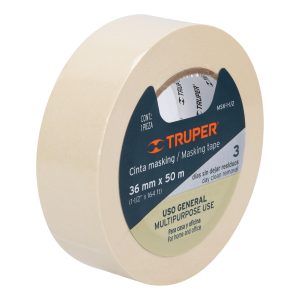 Cinta de Enmascarar Profesional de 50 Metros. Ancho 36 mm