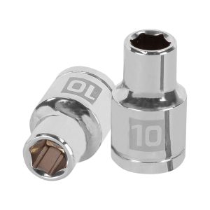 Copa Estándar 10 mm De 6 Puntas Cuadrante De 1/2"