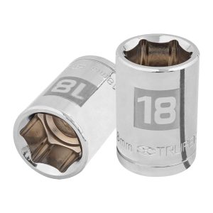 Copa Estándar 18 mm De 6 Puntas Cuadrante De 1/2"