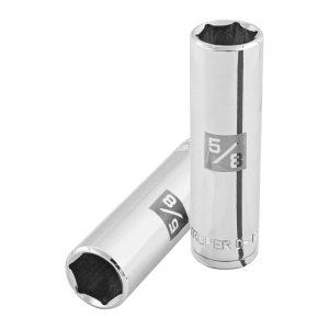 Copa Estándar Larga 5/8" De 6 Puntas Cuadrante De 1/2"