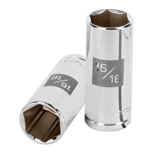 Copa Estándar Para Bujías 15/16" 6 Puntas Cuadrante 1/2"