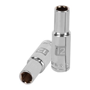 Copa Estándar Larga 12 mm De 6 Puntas Cuadrante De 1/2"