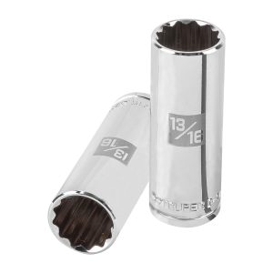 Copa Estándar Larga 13/16" De 12 Puntas Cuadrante De 1/2"