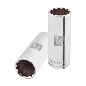Copa Estándar Larga 7/8" De 12 Puntas Cuadrante De 1/2"