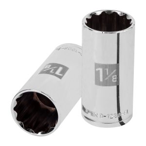 Copa Estándar Larga 1.1/8" De 12 Puntas Cuadrante De 1/2"