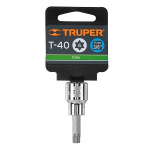 Copa Punta Torx T-40 Uso Profesional Cuadrante De 3/8"