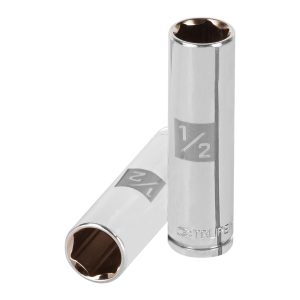 Copa Estándar Larga 1/2" De 6 Puntas Cuadrante De 3/8"