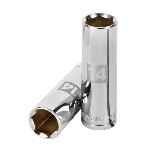 Copa Estándar Larga 14 mm De 6 Puntas. Cuadrante De 3/8"