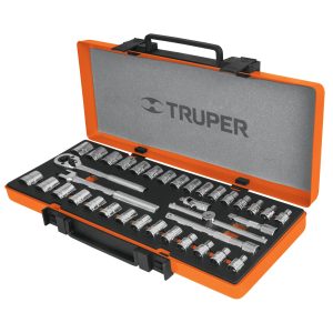 Juego De Copas Mixtas Con 36 Piezas Cuadrante De 3/8"