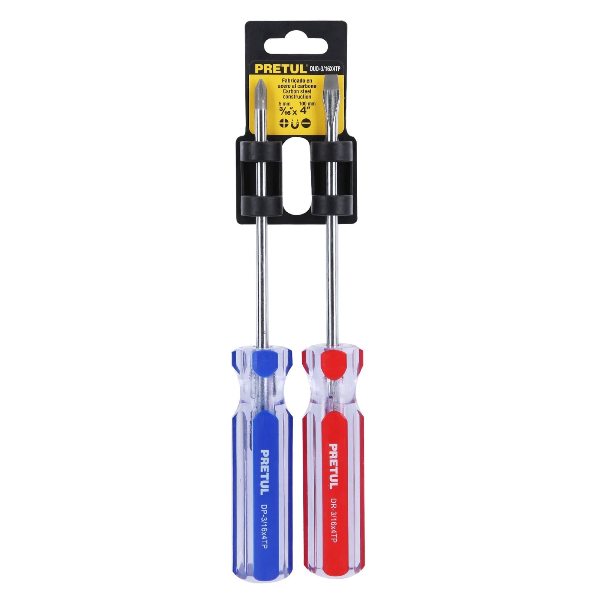 Juego De 2 Destornilladores De 3/16" Mango De Pvc - Imagen 2