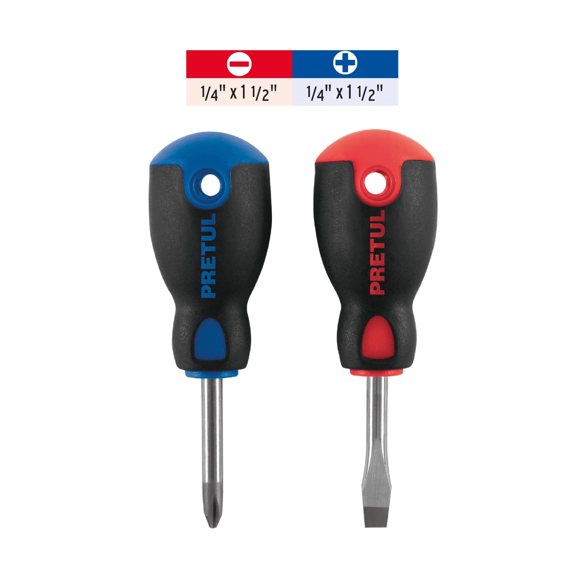 Juego De 2 Mini Destornilladores De 1/4" Mango Comfort Grip - Imagen 4