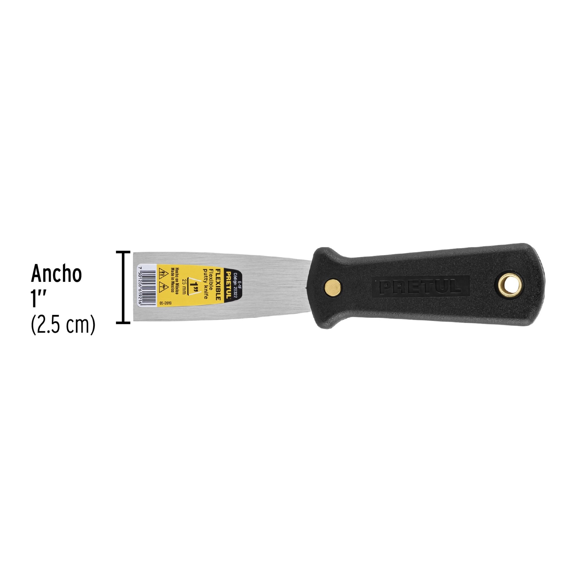 Espátula Flexible De 3 cm Mango De Polipropileno - Imagen 3