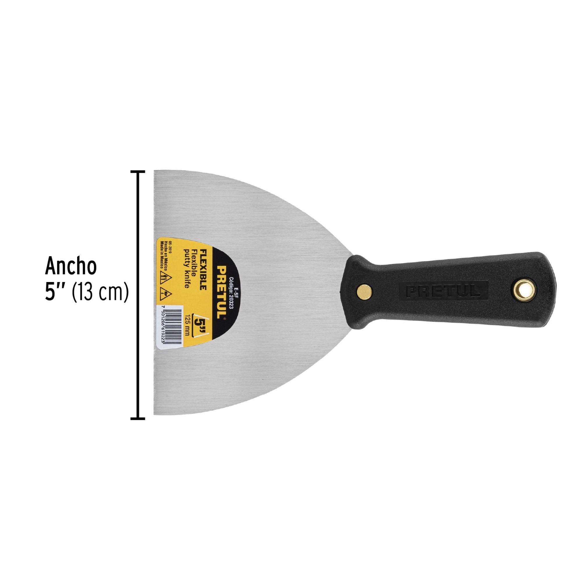 Espátula Flexible De 13 cm Mango De Polipropileno - Imagen 3
