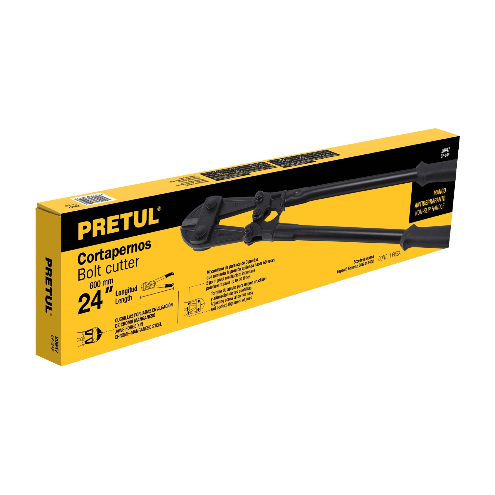 Cizalla Tubular Corta Pernos De 7/16" Y Largo De 60 cm - Imagen 2
