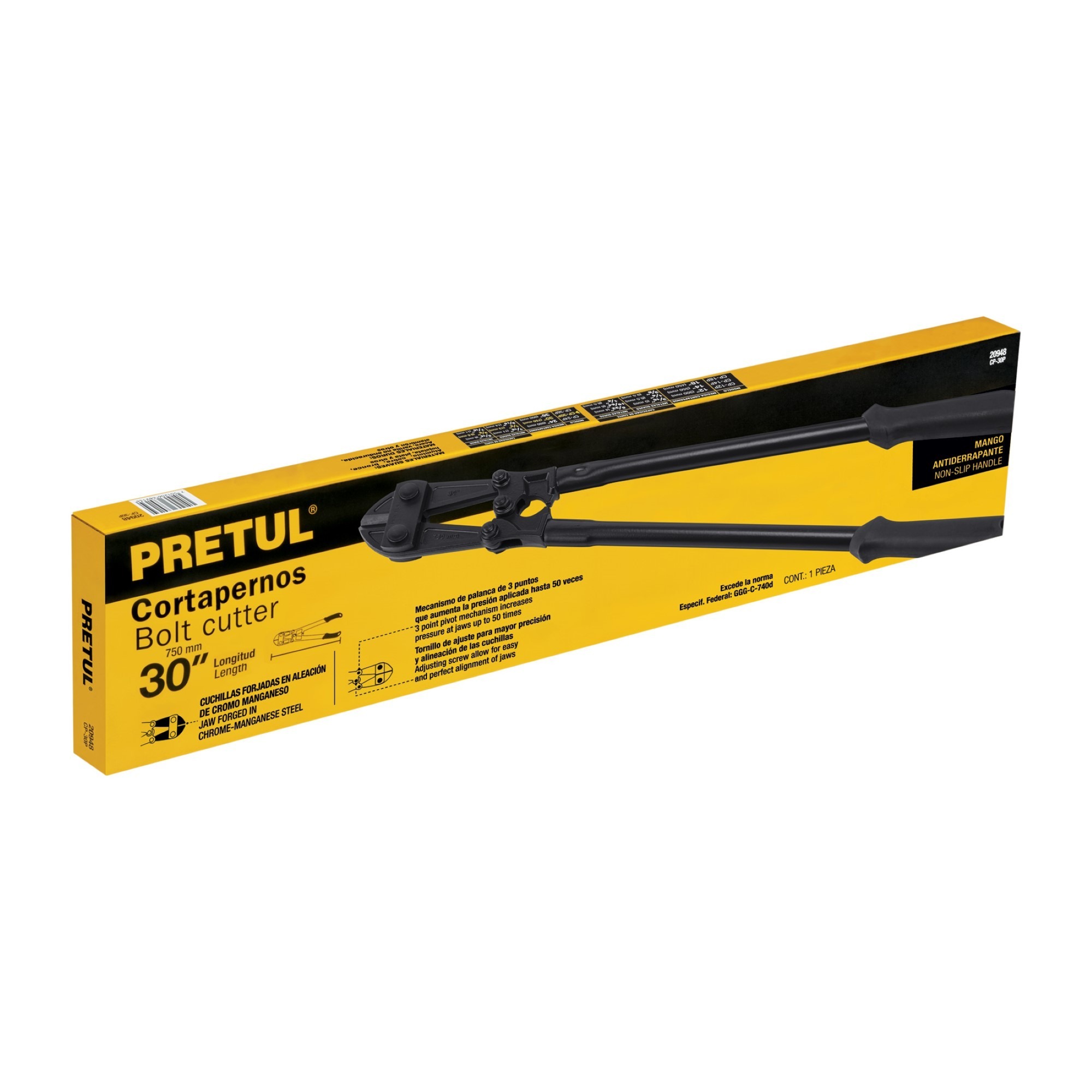Cizalla Tubular Corta Pernos De 1/2" Y Largo De 75 cm - Imagen 2