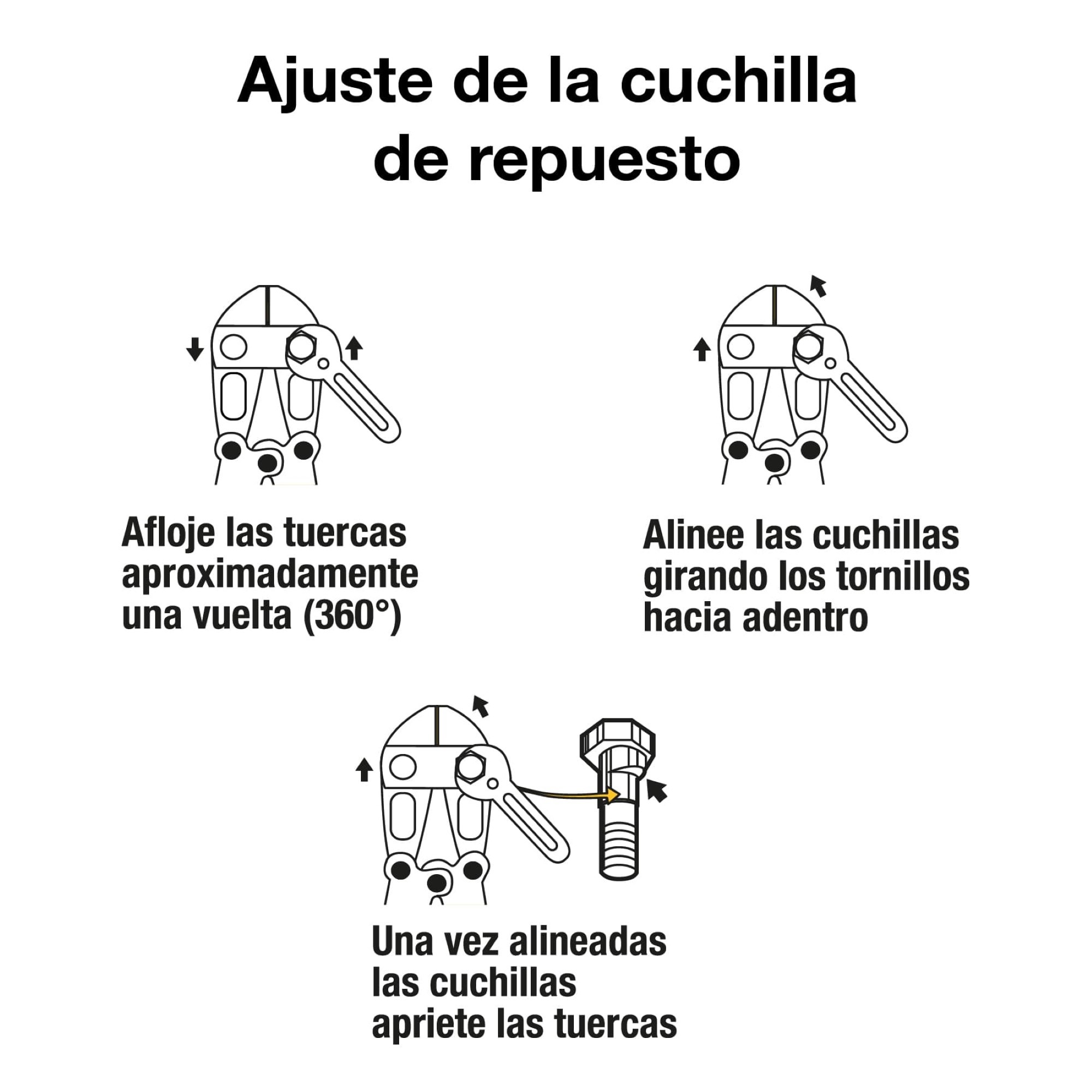 Cuchilla 7/16" De Repuesto Para Cizalla  Cp-24P - Imagen 3
