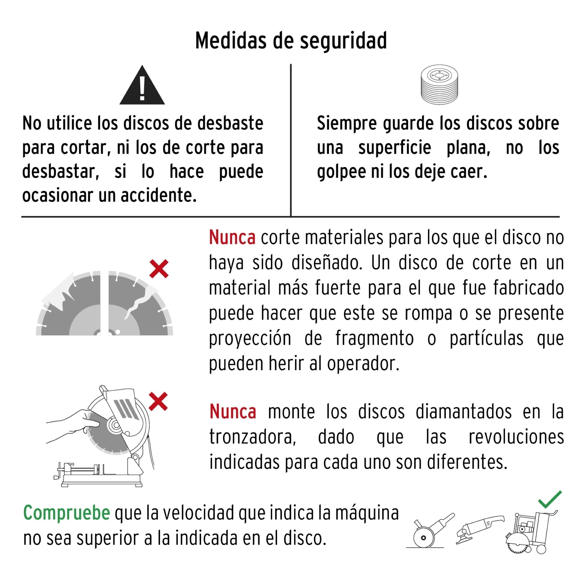 Disco De Diamante Rin Continuo Fino De 4". Centro 7/8" - Imagen 5