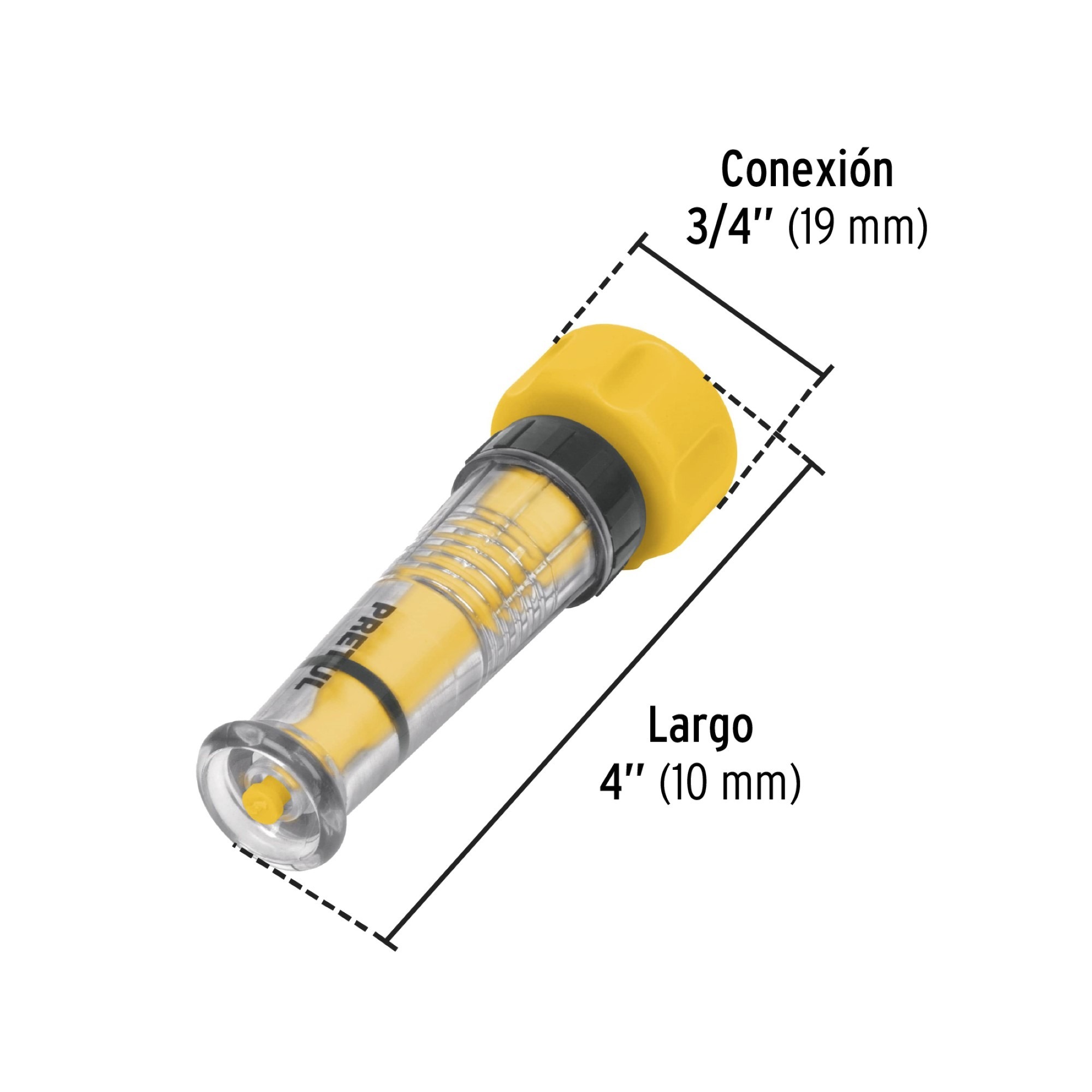 Boquilla De Plástico De 10 cm Para Manguera Rosca 3/4" - Imagen 4