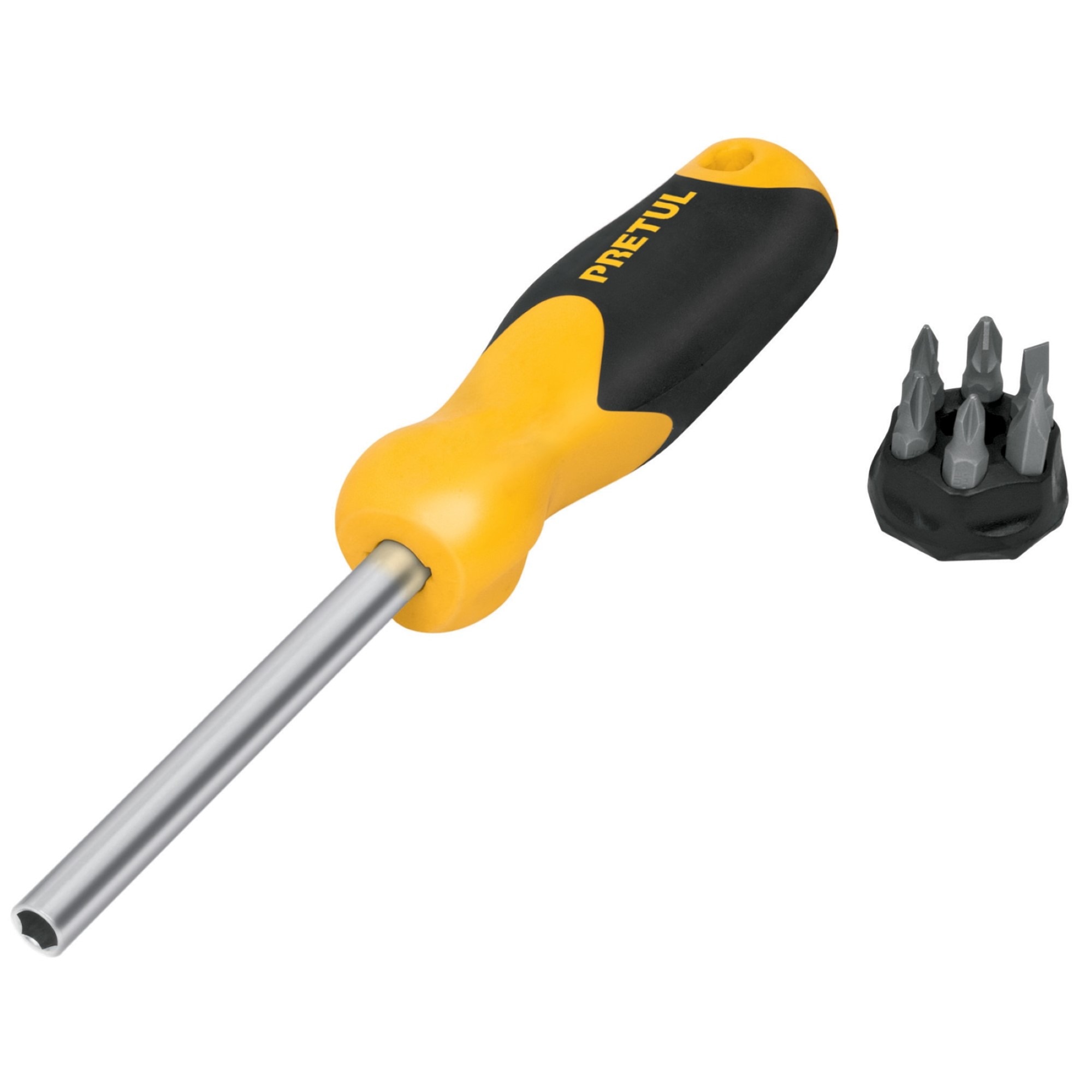 Juego De Puntas Con Destornillador Ratchet 7 Piezas