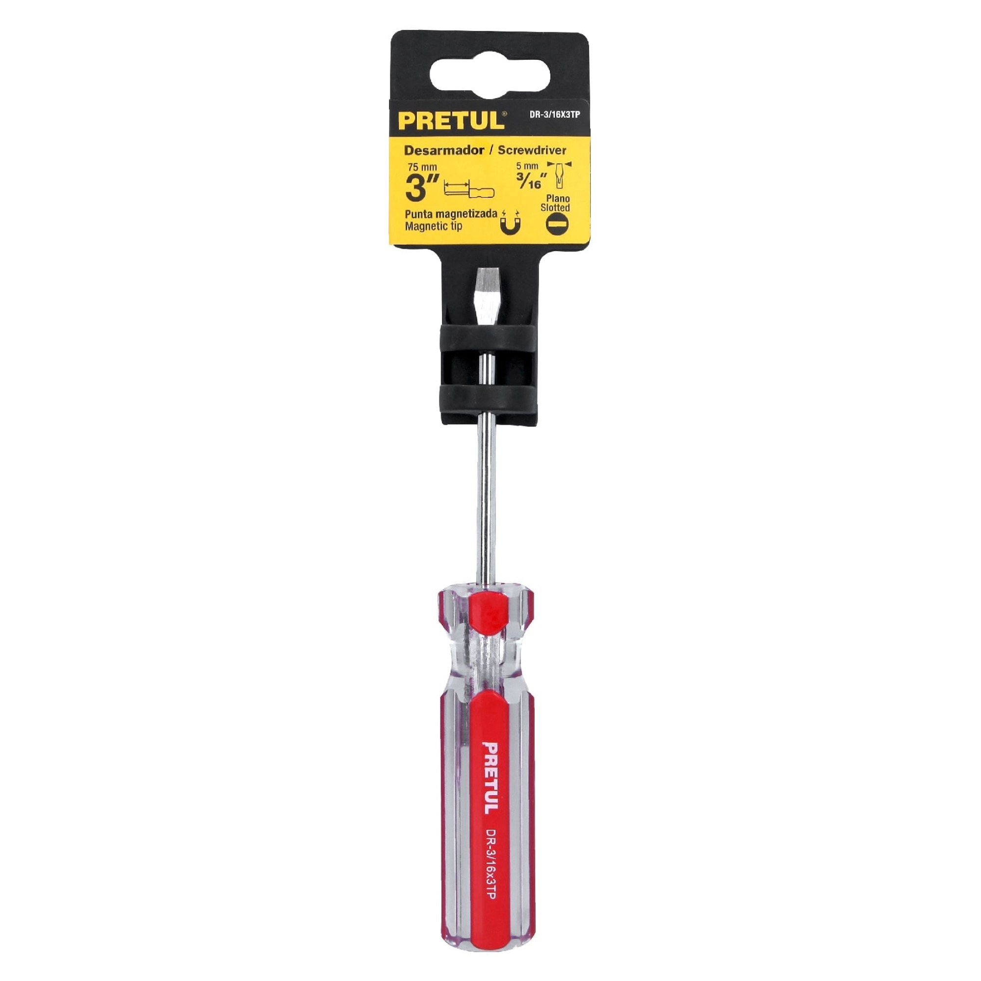 Destornillador De Pala 3/16" X 3" Mango De Pvc - Imagen 2