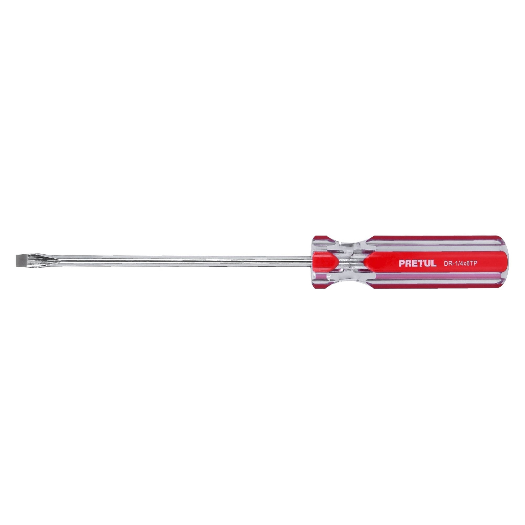 Destornillador De Pala 1/4" X 6" Mango De Pvc