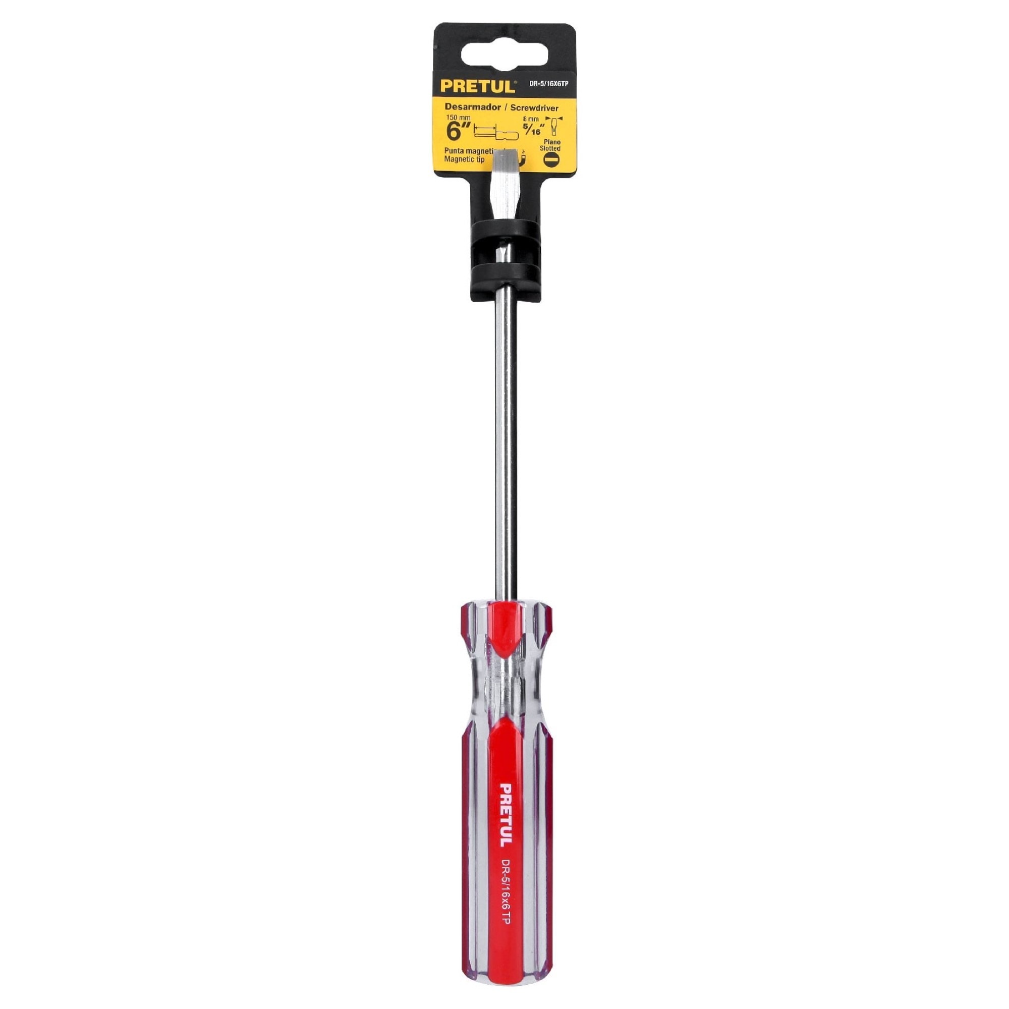 Destornillador De Pala 5/16" X 6" Mango De Pvc - Imagen 2