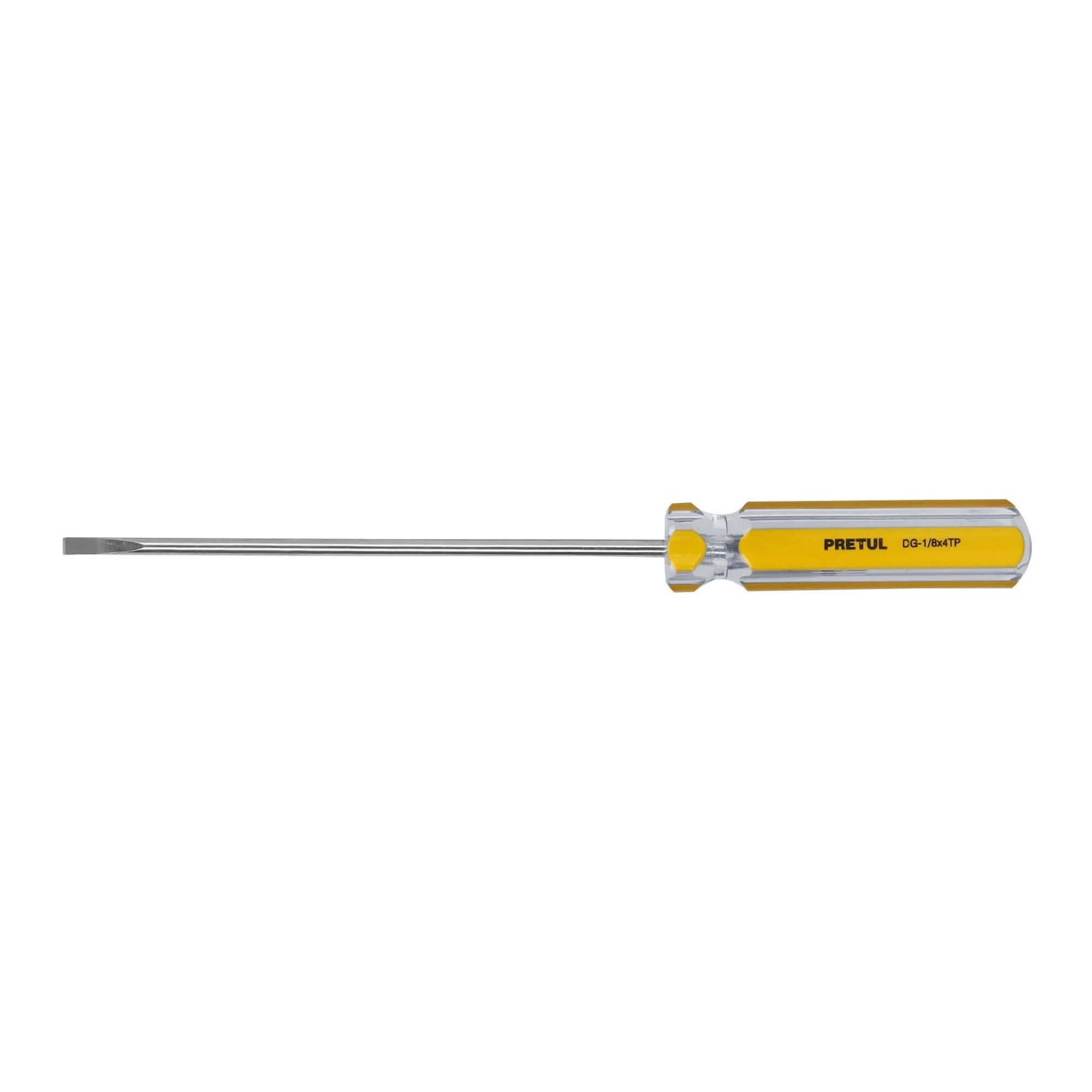 Destornillador De Gabinete 1/8" X 4" Mango De Pvc