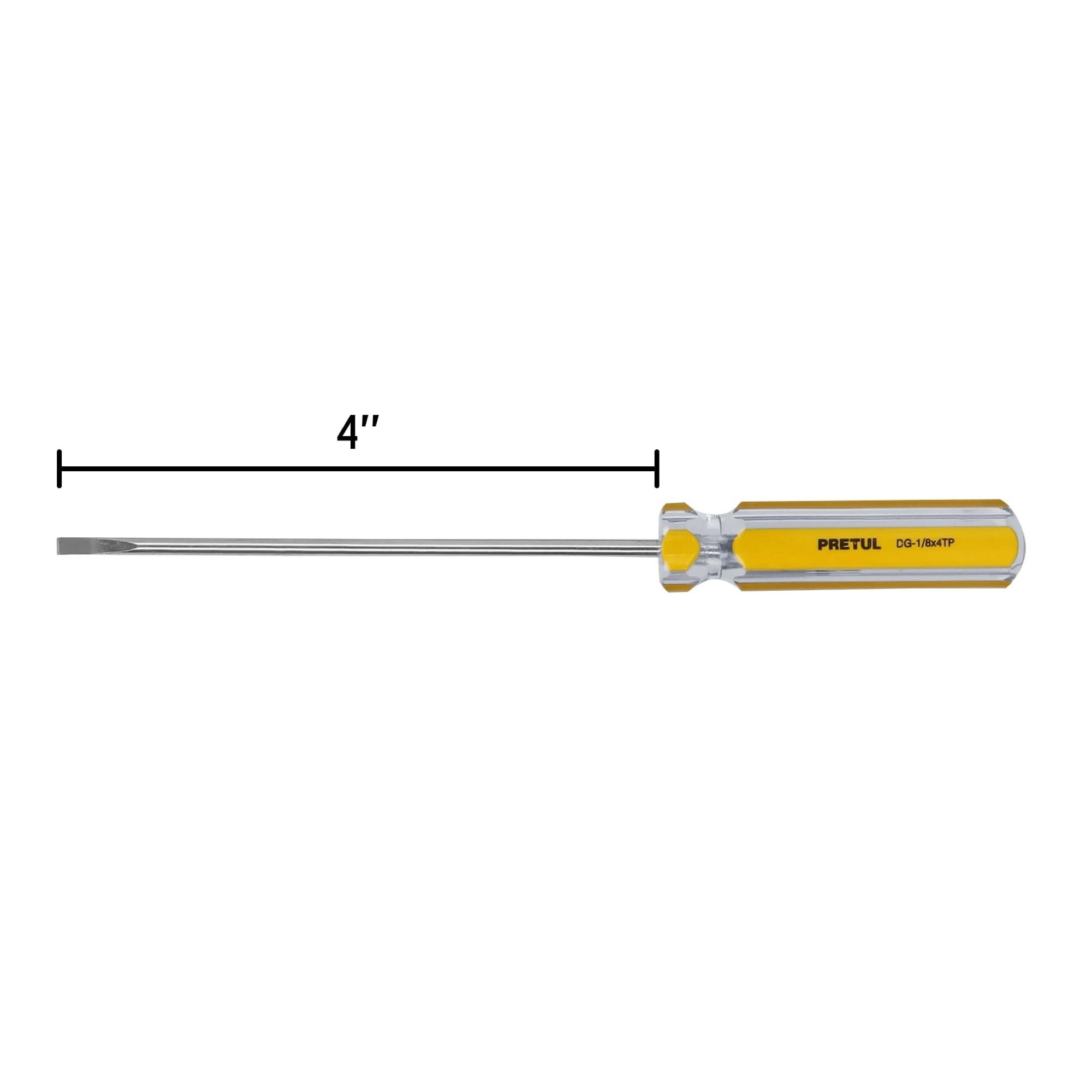 Destornillador De Gabinete 1/8" X 4" Mango De Pvc - Imagen 4