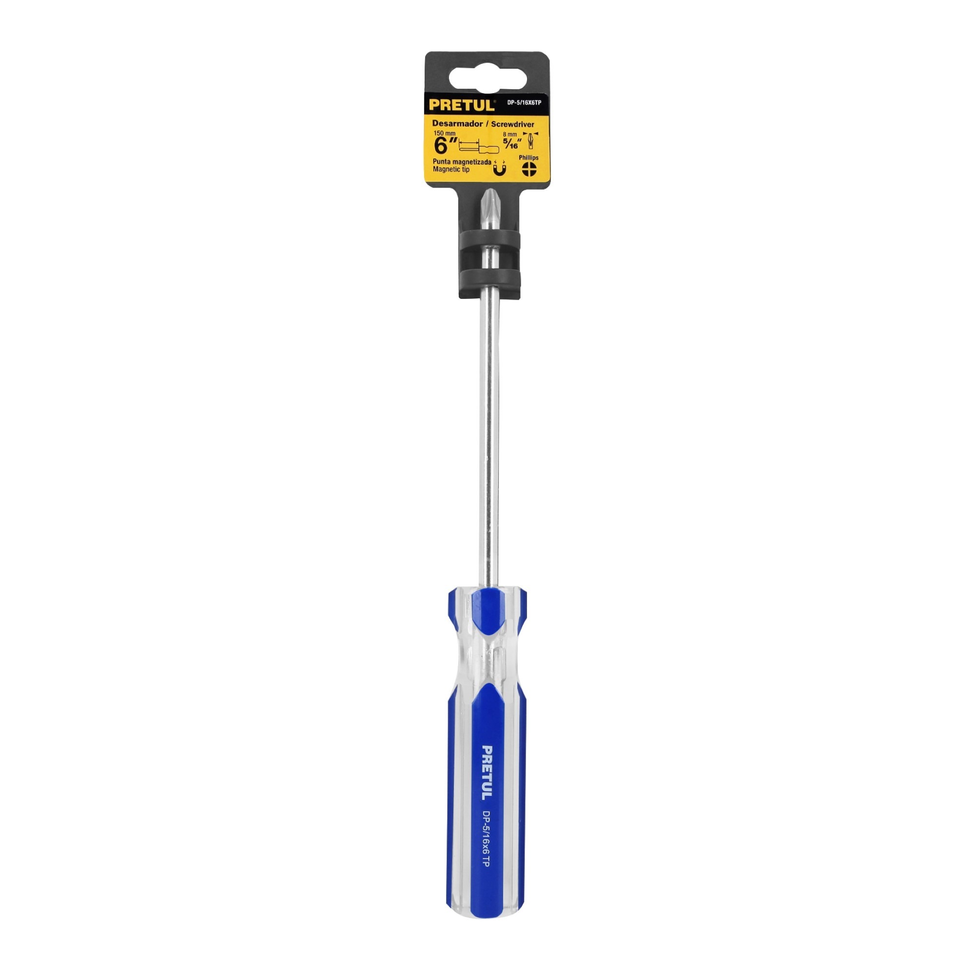 Destornillador De Estrella 5/16" X 6" Mango De Pvc - Imagen 2