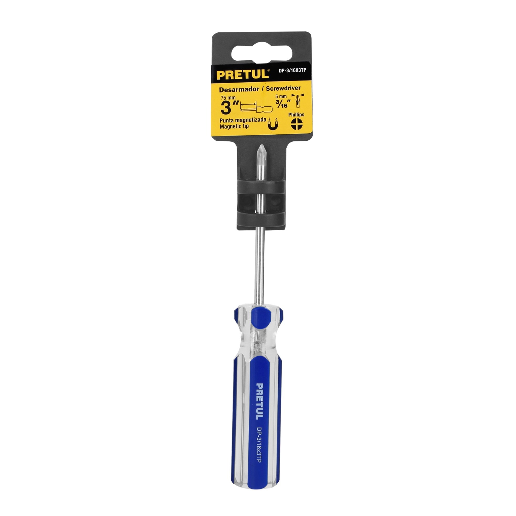 Destornillador De Estrella 3/16" X 3" Mango De Pvc - Imagen 2