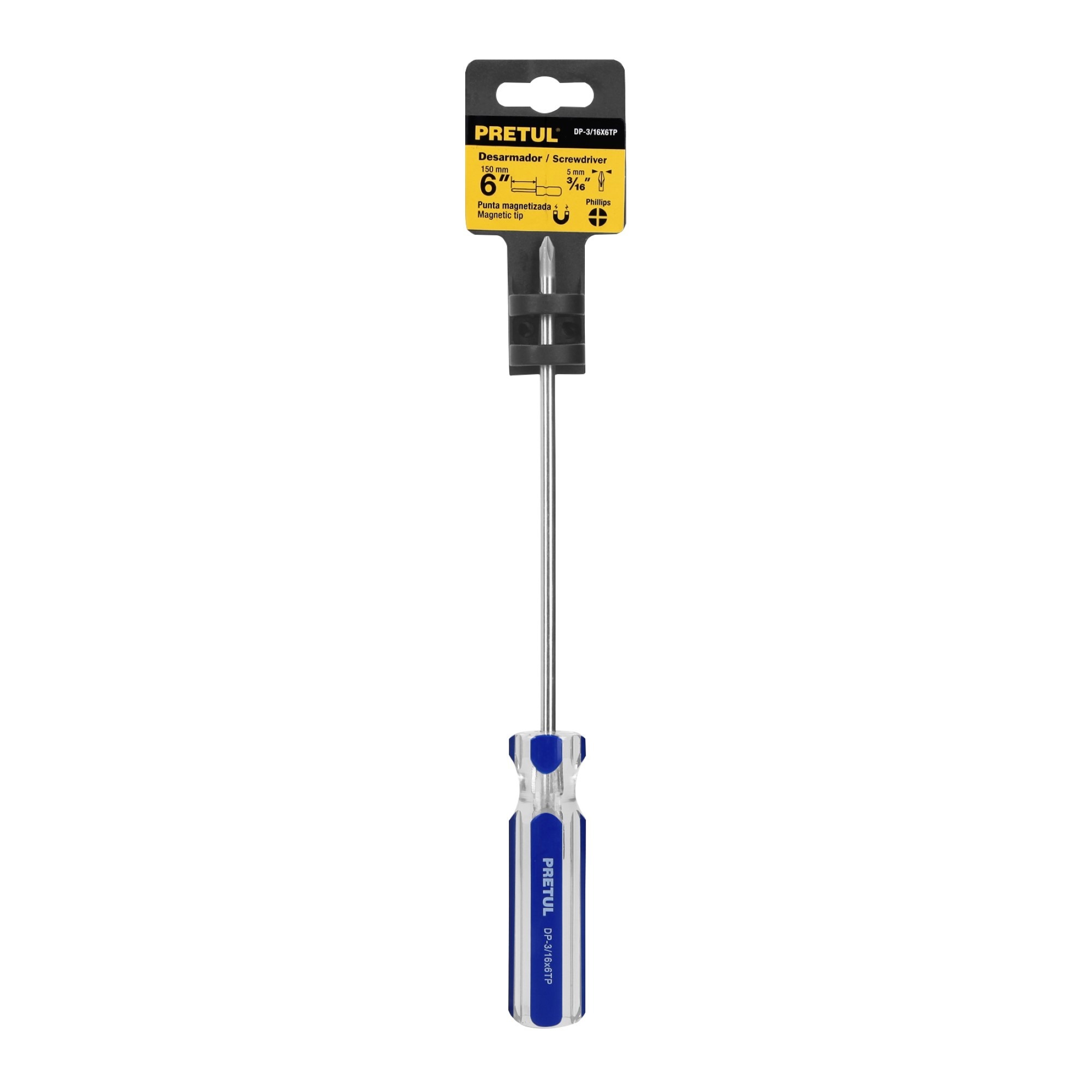 Destornillador De Estrella 3/16" X 6" Mango De Pvc - Imagen 2