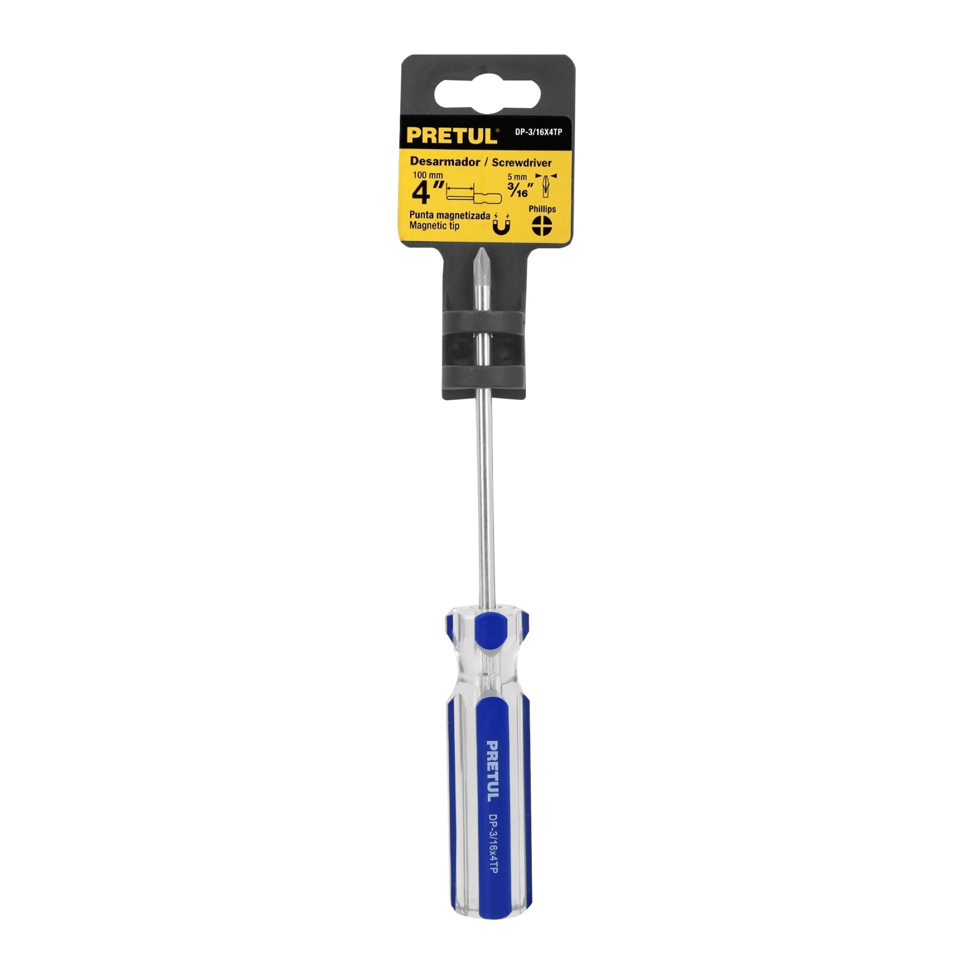 Destornillador De Estrella 3/16" X 4" Mango De Pvc - Imagen 2