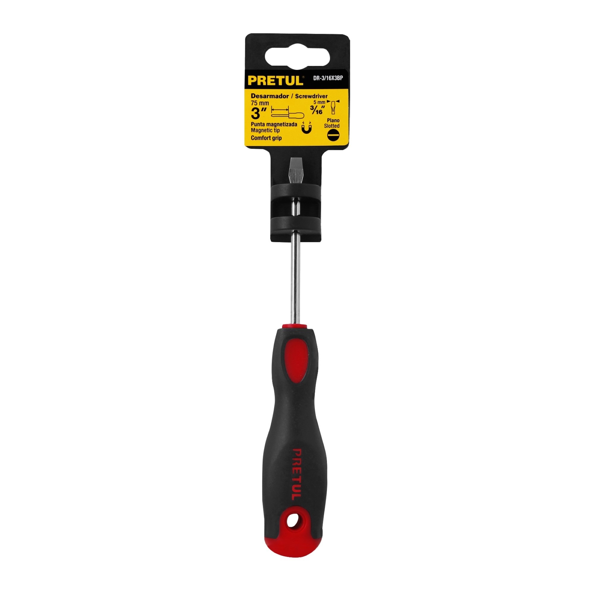 Destornillador De Pala 3/16" X 3" Comfort Grip - Imagen 2