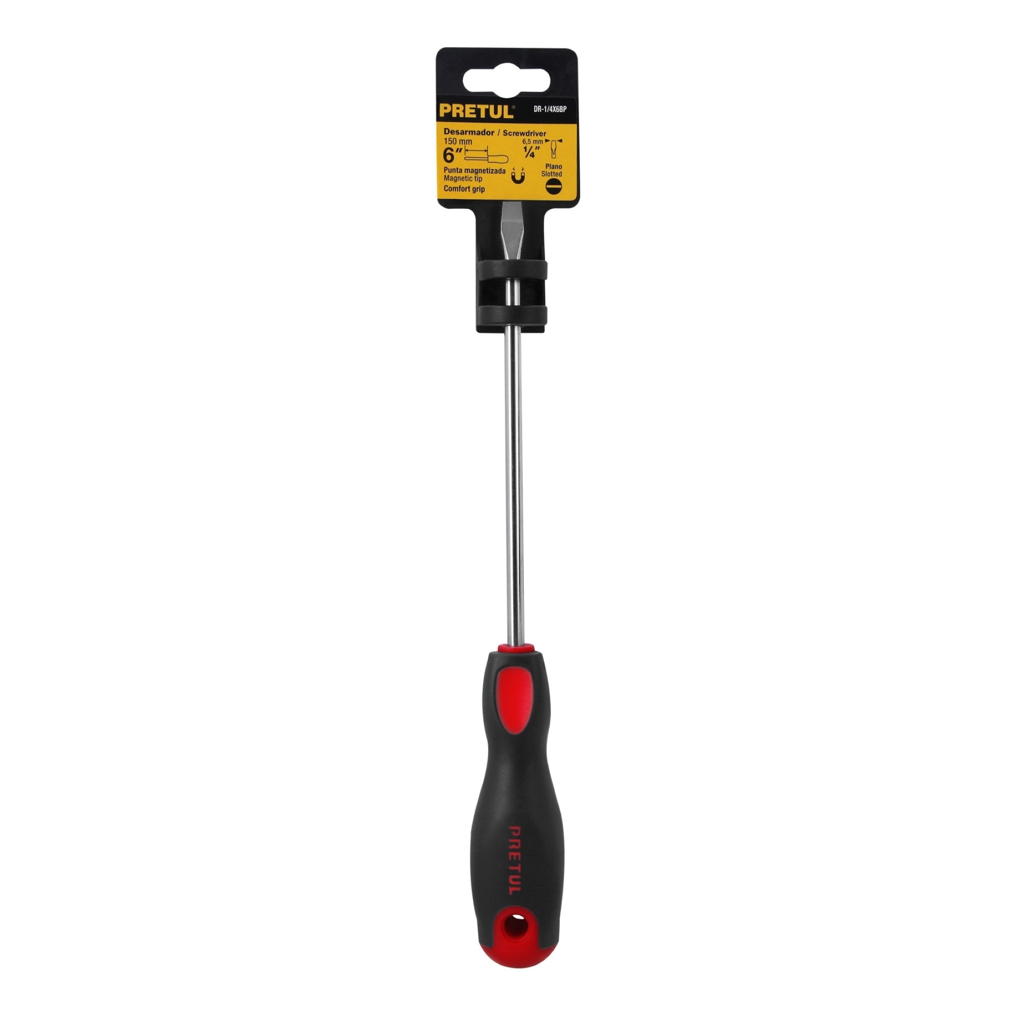 Destornillador De Pala 1/4" X 6" Comfort Grip - Imagen 2