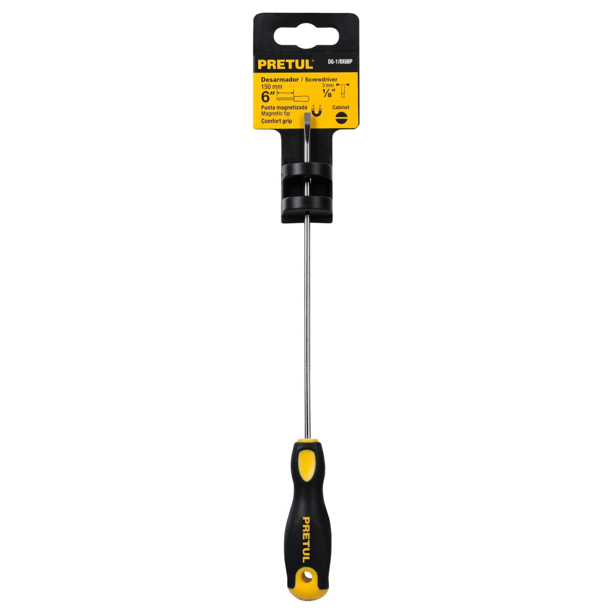 Destornillador De Gabinete 1/8" X 6" Comfort Grip - Imagen 2
