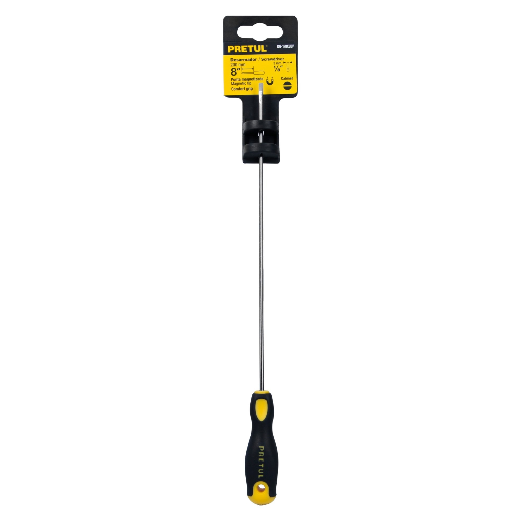 Destornillador De Gabinete 1/8" X 8" Comfort Grip - Imagen 2