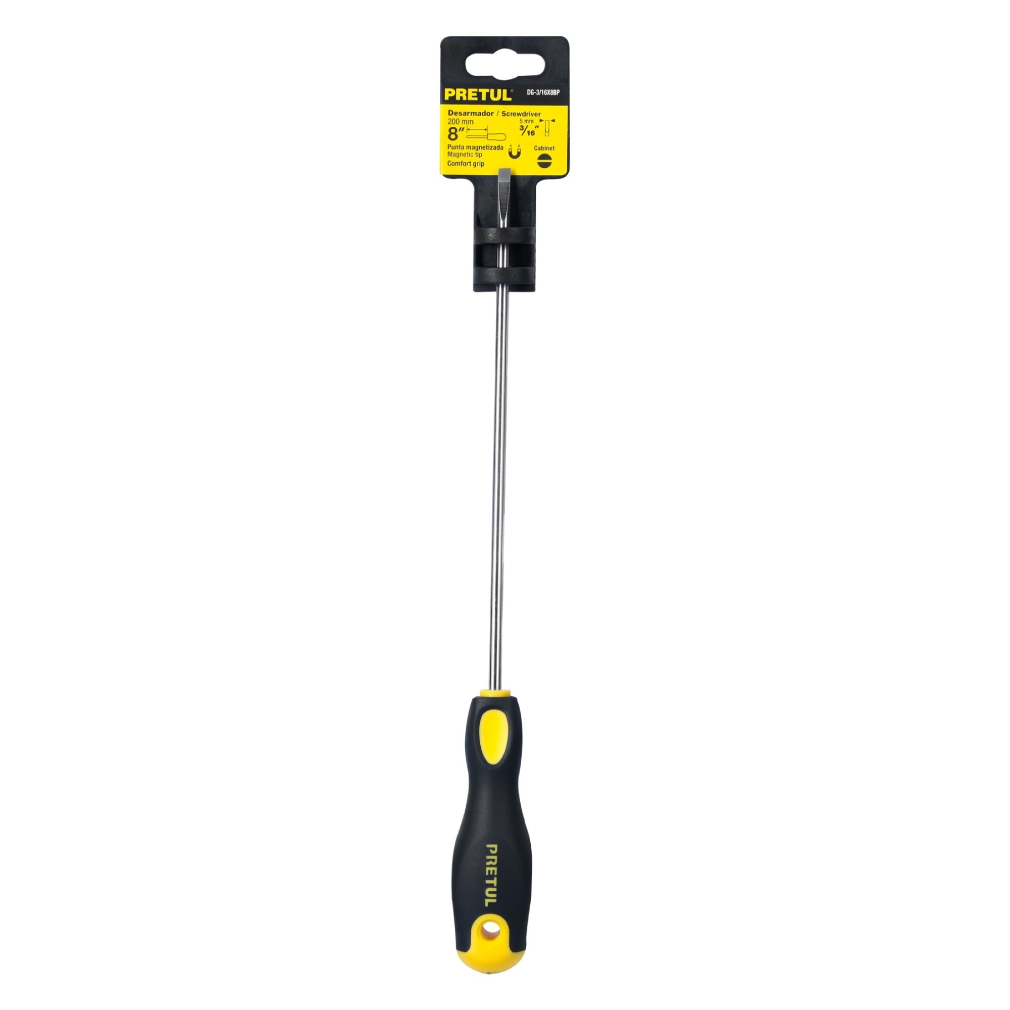 Destornillador De Gabinete 3/16" X 8" Comfort Grip - Imagen 2
