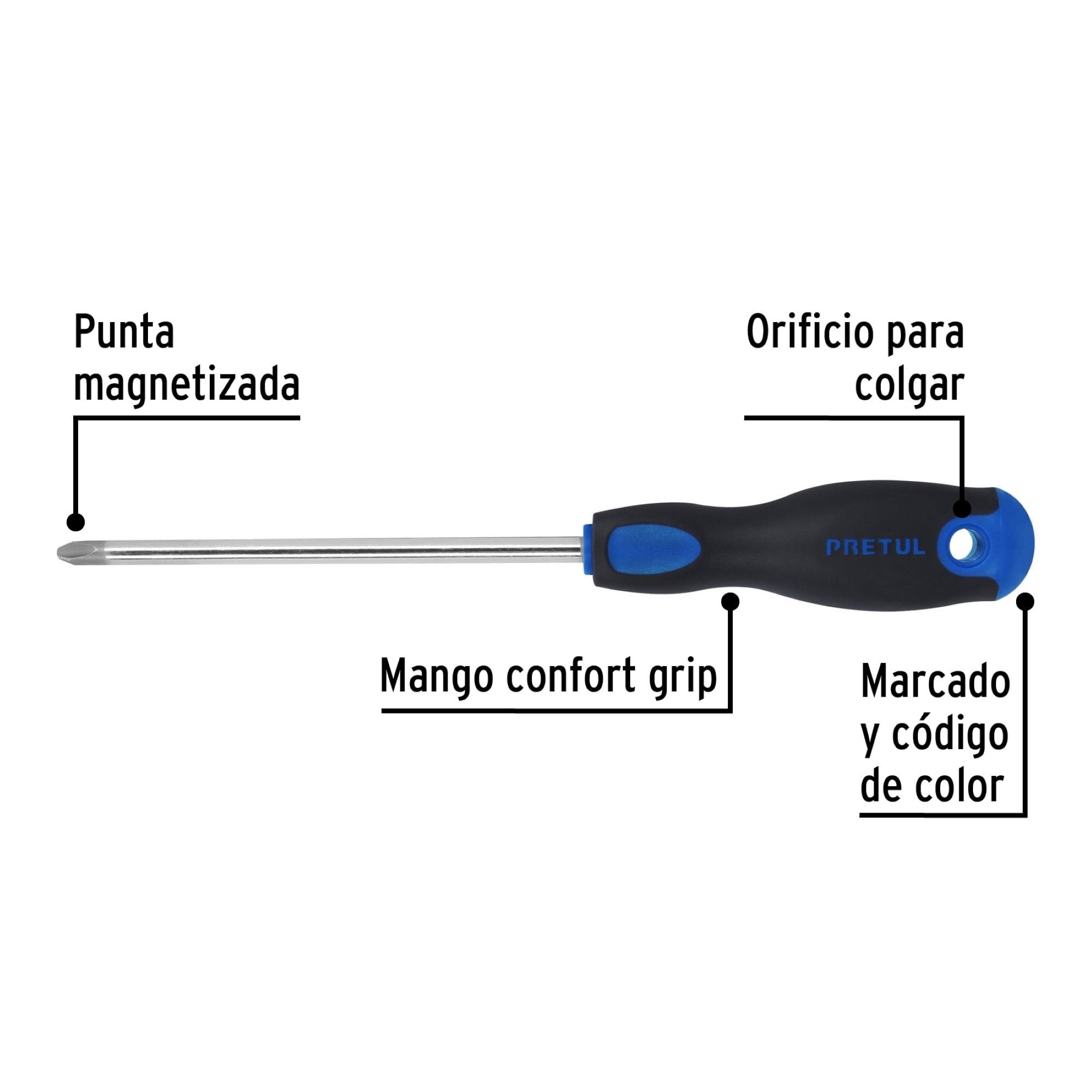 Destornillador De Estrella 5/16" X 6" Comfort Grip - Imagen 3