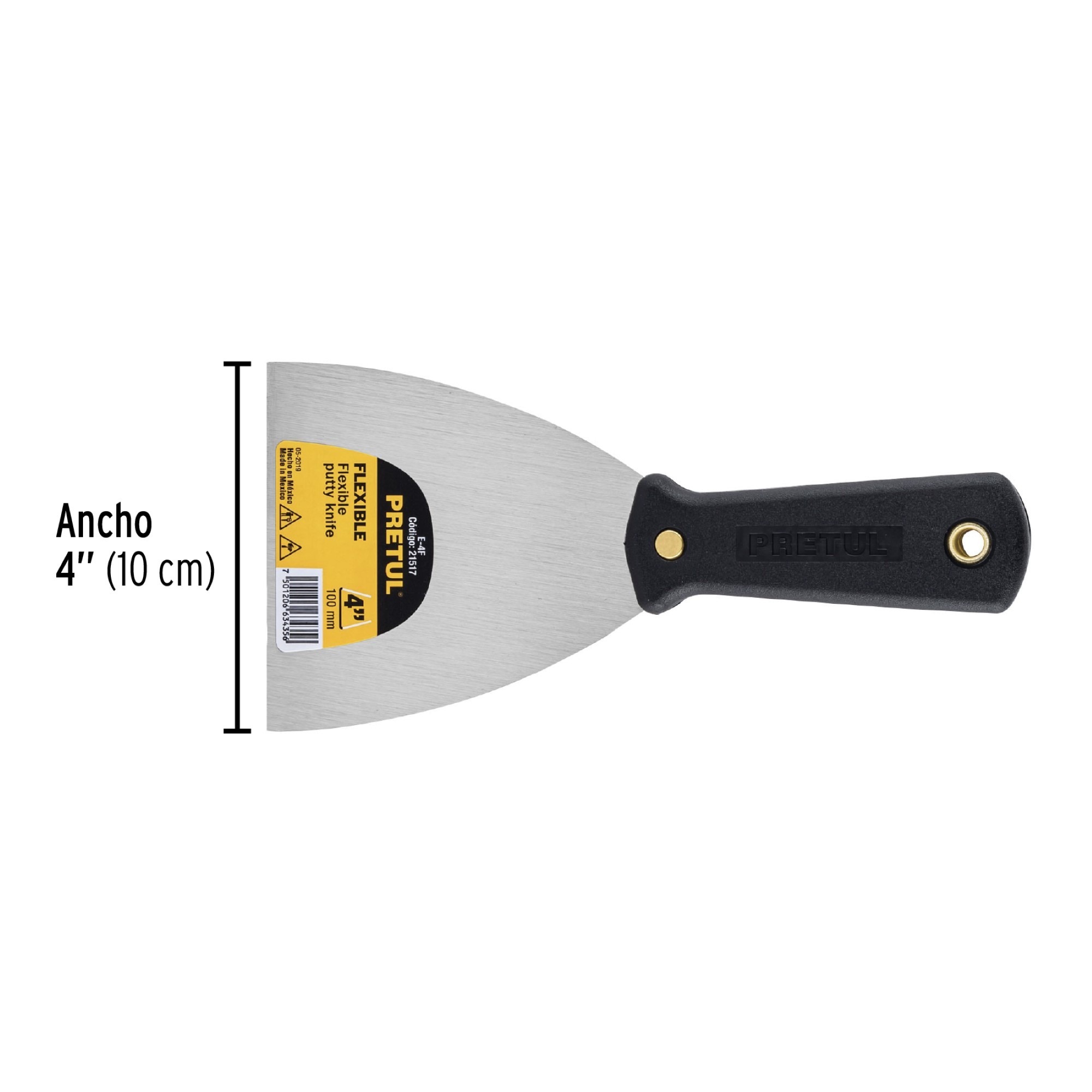 Espátula Flexible De 10 cm Mango De Polipropileno - Imagen 3