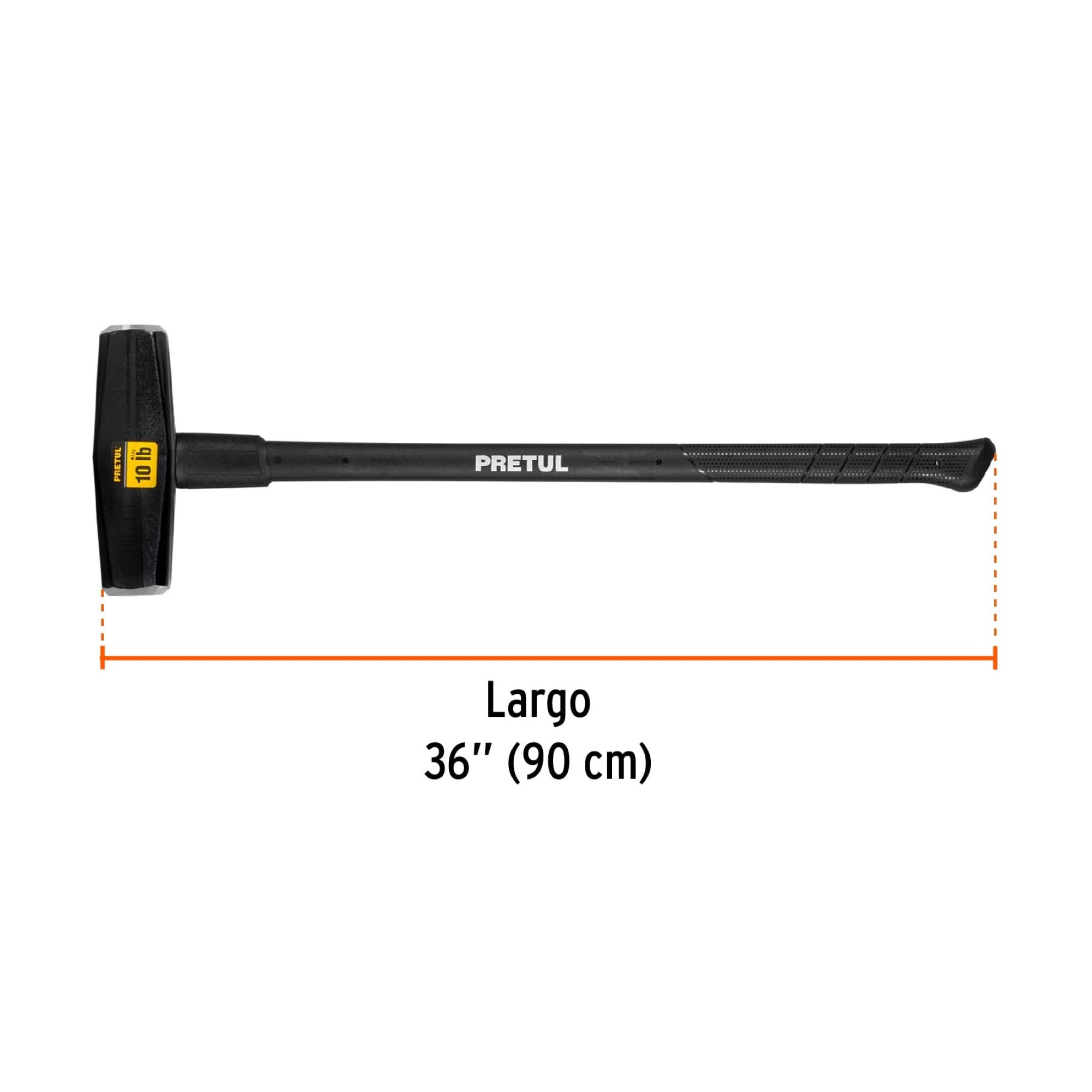 Maceta Tipo Nevada De 10 Lb Con Mango De Encino De 36" - Imagen 3