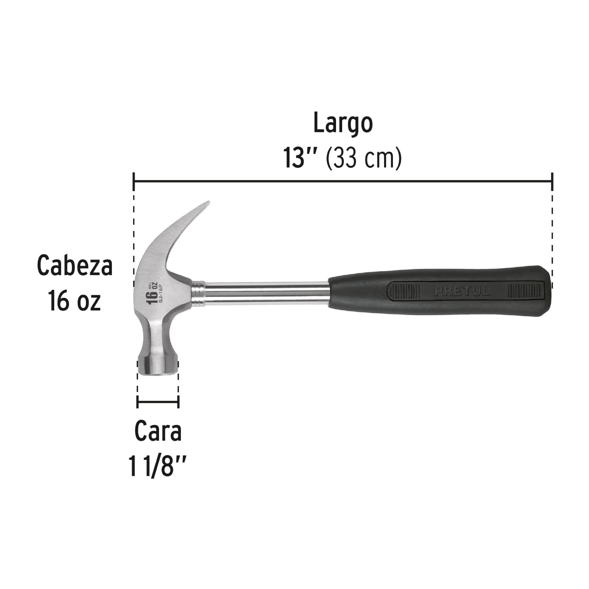 Martillo Pulido De 33 cm Mango Con Neopreno Reduce Impactos - Imagen 3