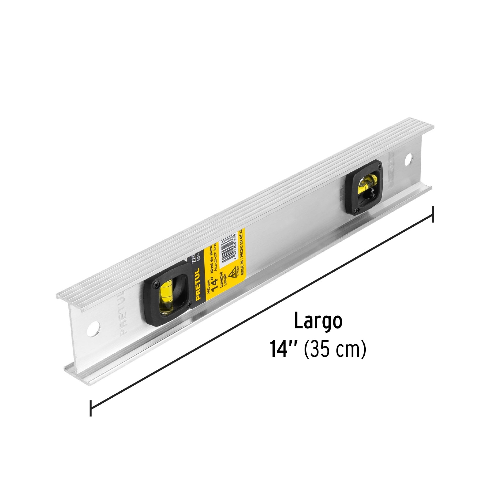 Nivel De 14" Con Cuerpo De Aluninio Profesional - Imagen 3