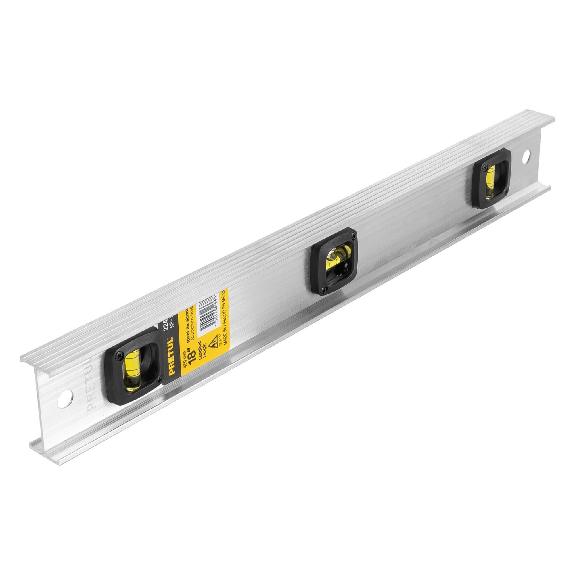 Nivel De 18" Con Cuerpo De Aluninio Profesional