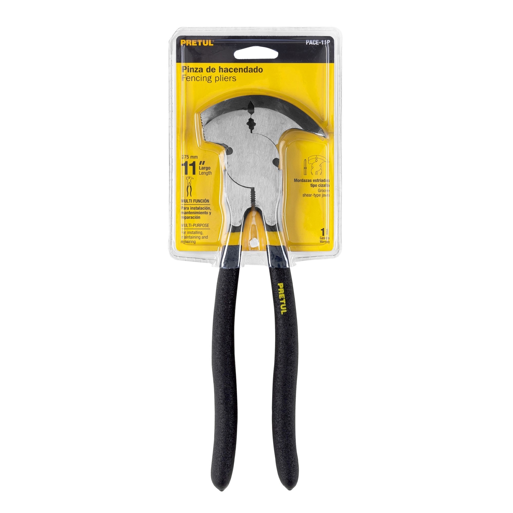 Alicate Hacendado O Diablo De 11" Mango Cubierto De Pvc - Imagen 2